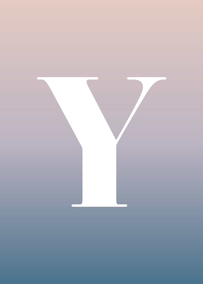 Letter Y Print