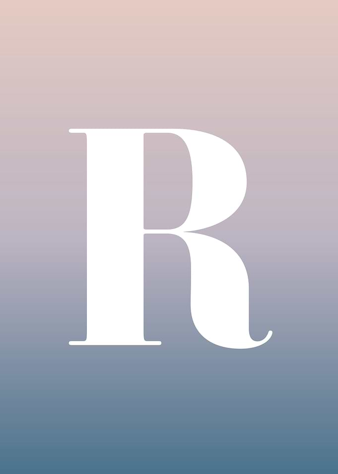 Letter R Print