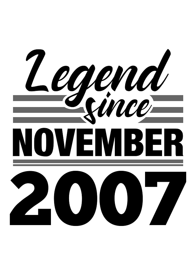Legend Since November 2007