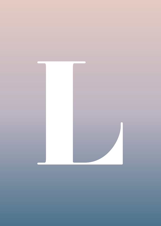 Letter L Print