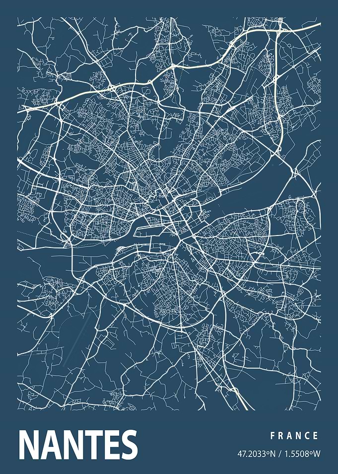 Nantes Blueprint Street