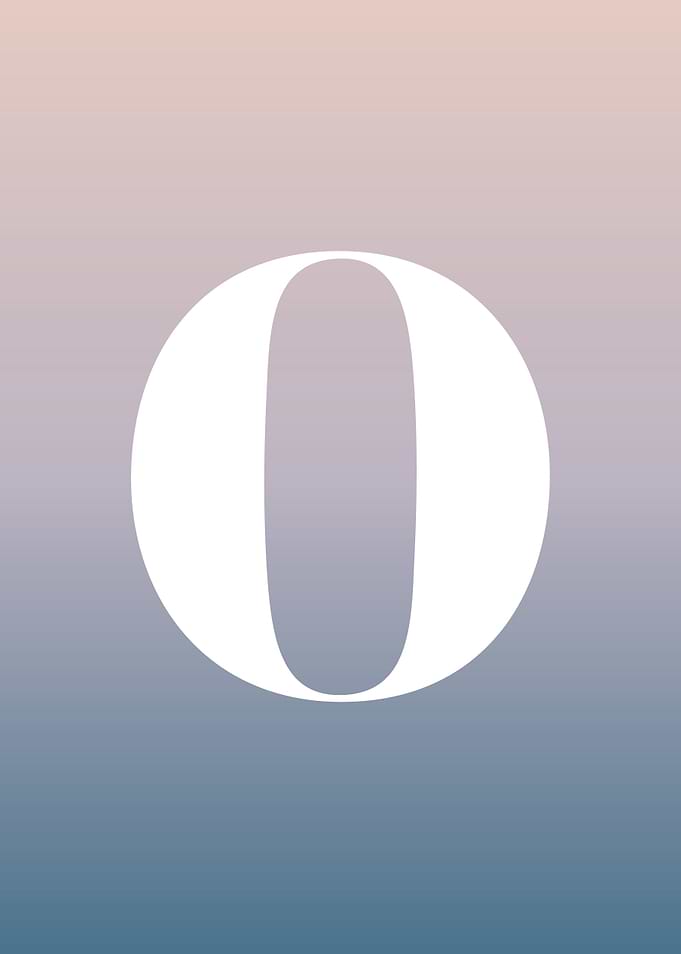 Letter O Print
