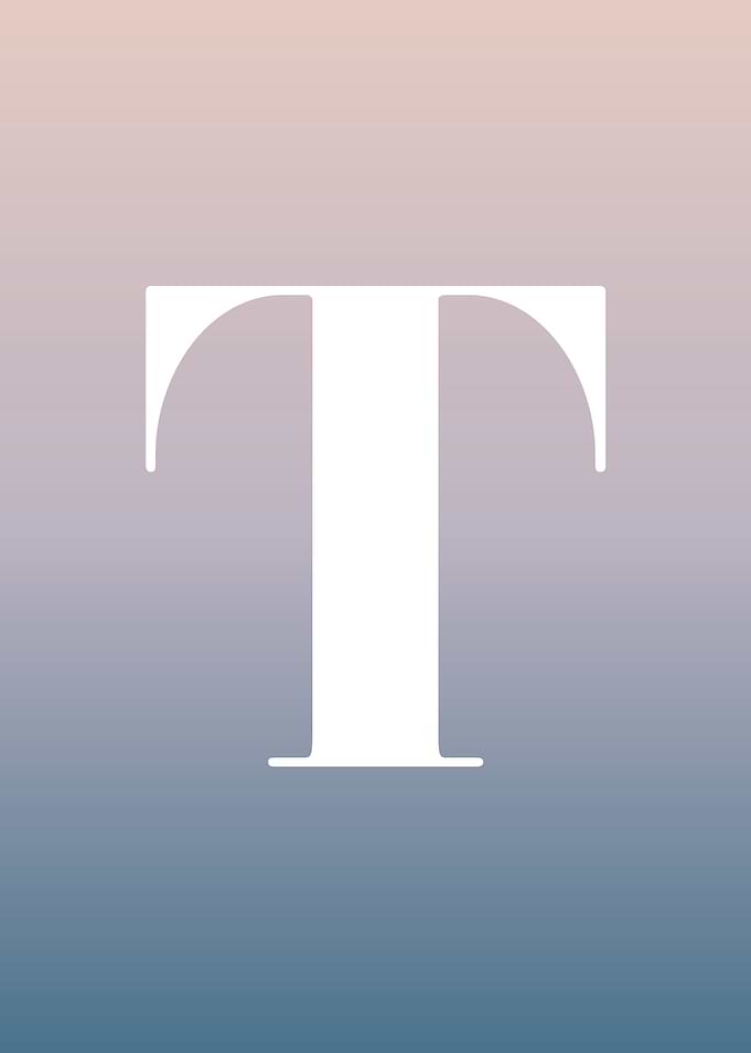 Letter T Print