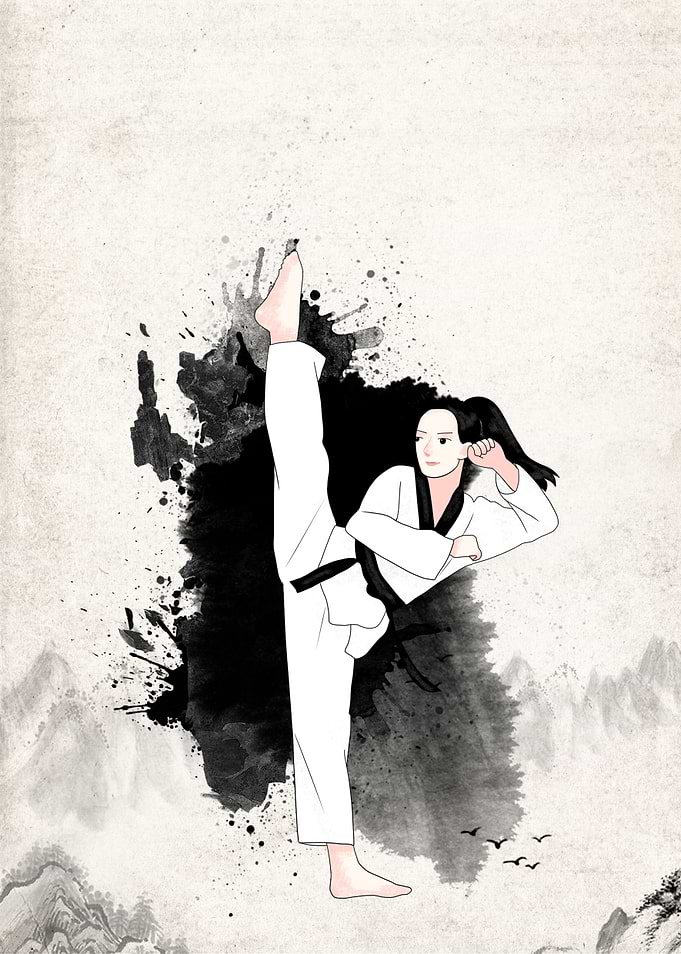 Taekwondo Girl Sports