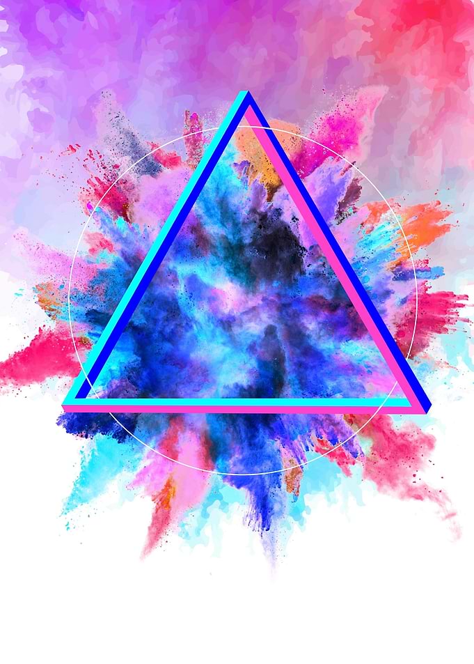 Geometric Triangle color