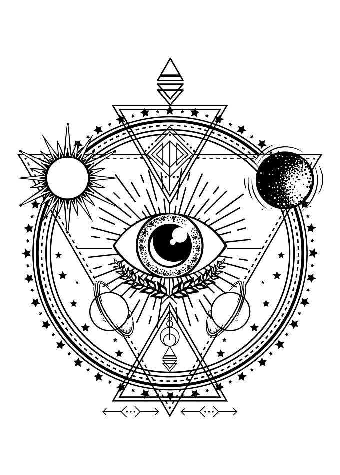 All Seeing Eye Mystic Blac
