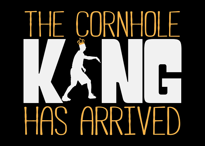 Cornhole King Quote Toss