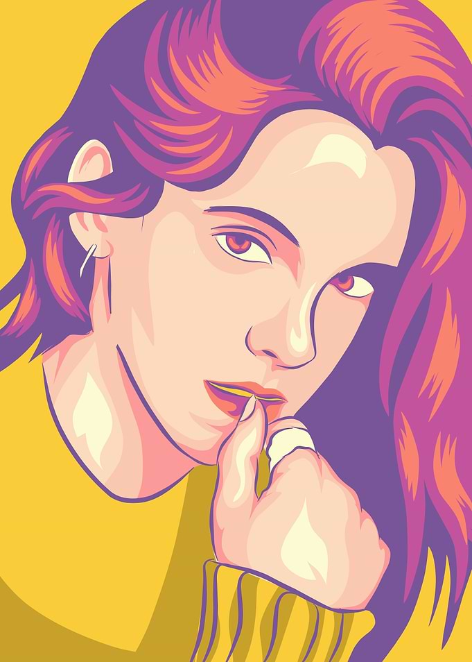 Emma Watson Vector Art
