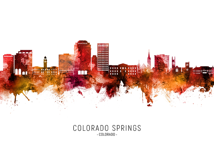 Colorado Springs Skyline