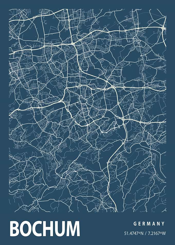Bochum Blueprint Street