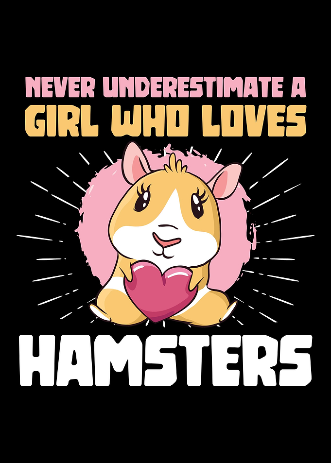 A girl who loves hamsters