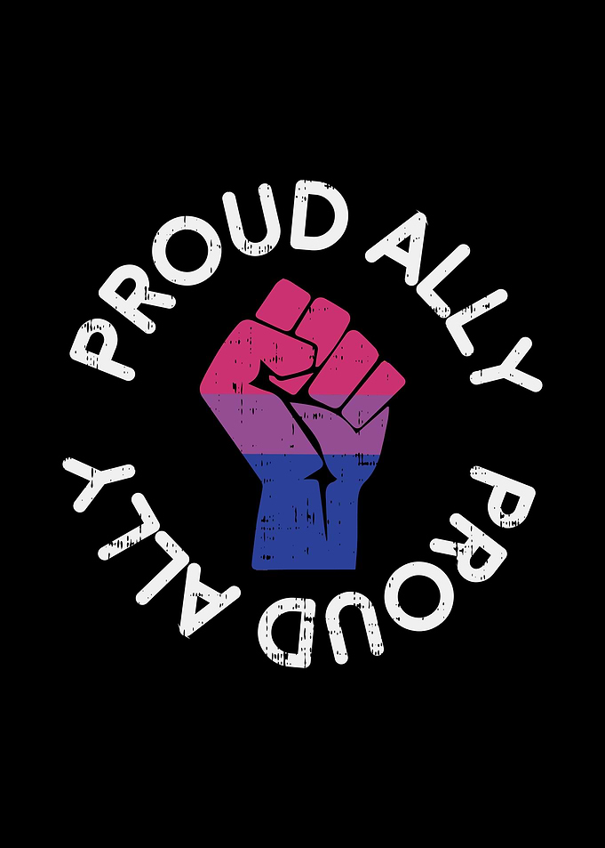Proud Ally Fist Bisexual