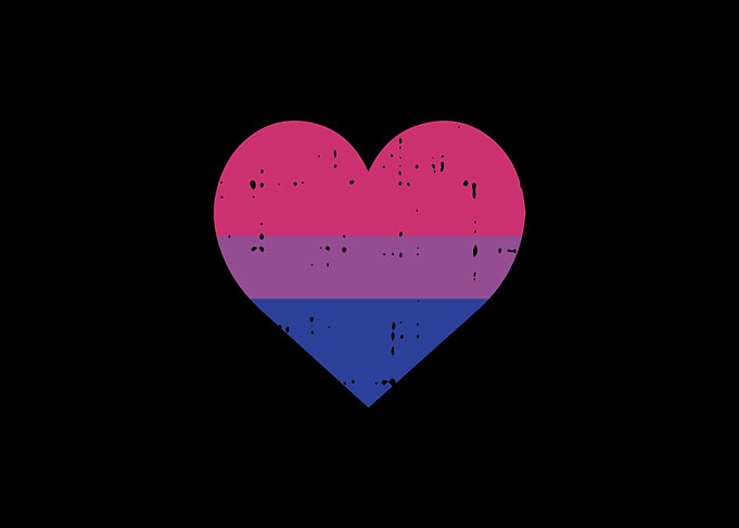 Pocket Heart Bisexual Flag
