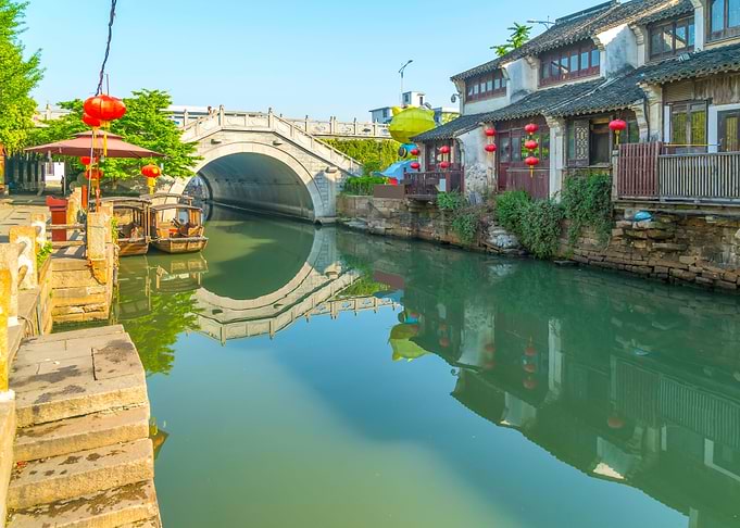 Chinese City at the Water