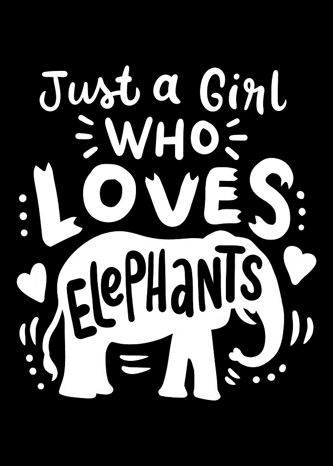 Elephant Love Girl