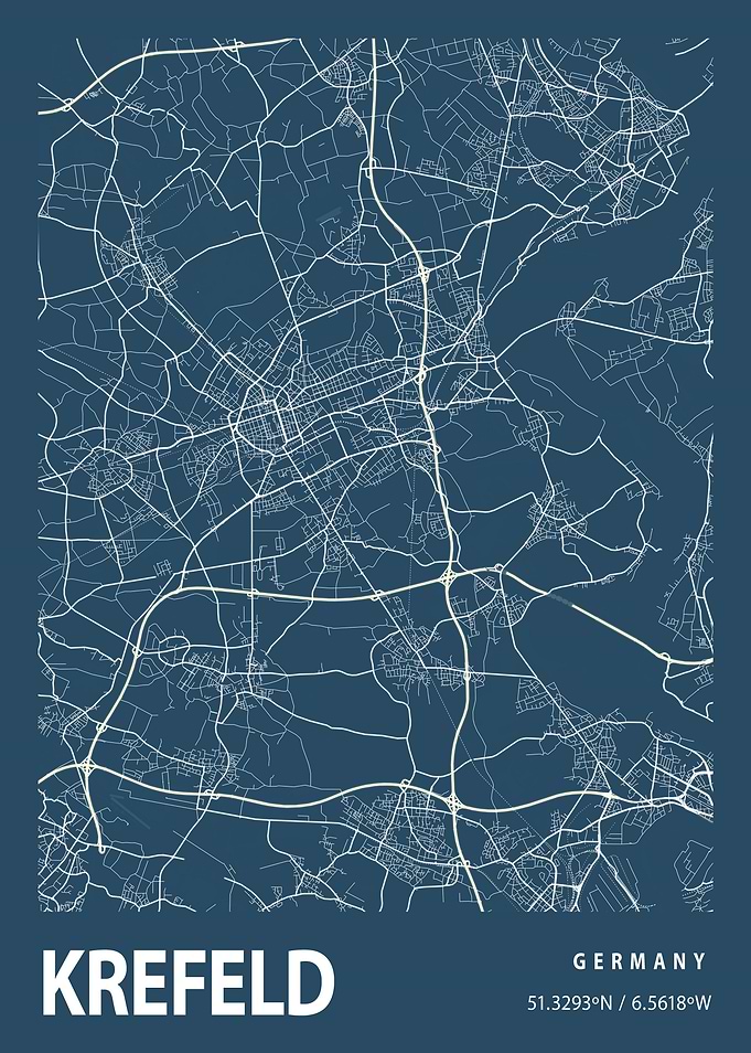 Krefeld Blueprint Street M