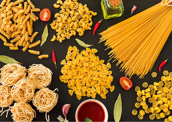 Noodles and Pasta Mixture