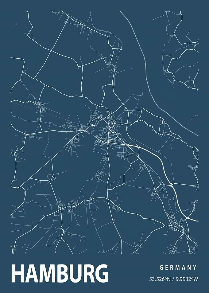 Hamburg Blueprint Street