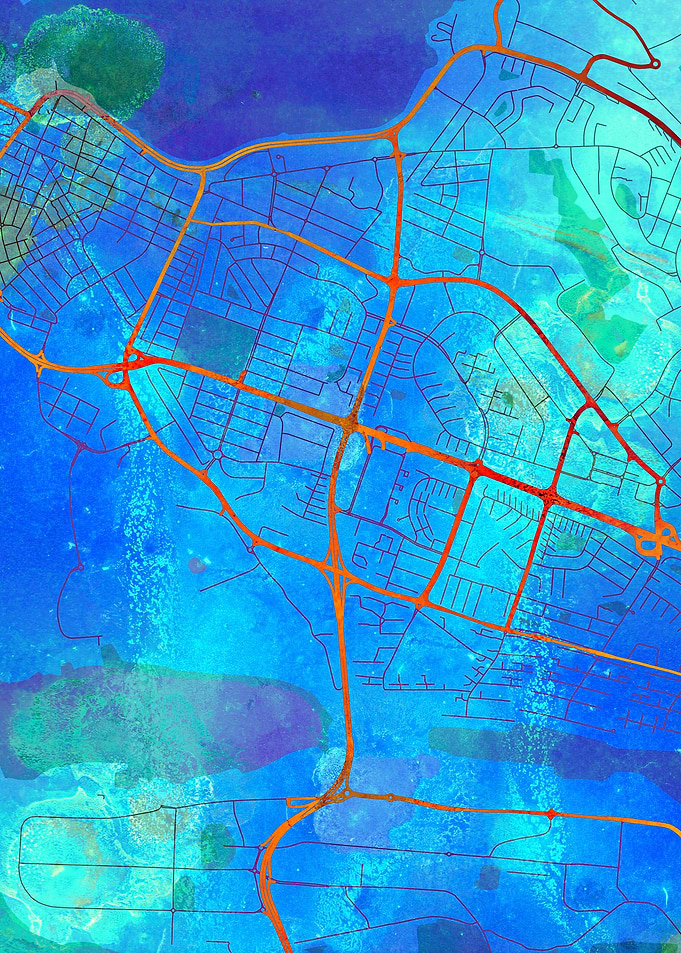 Reykjavik Street Map