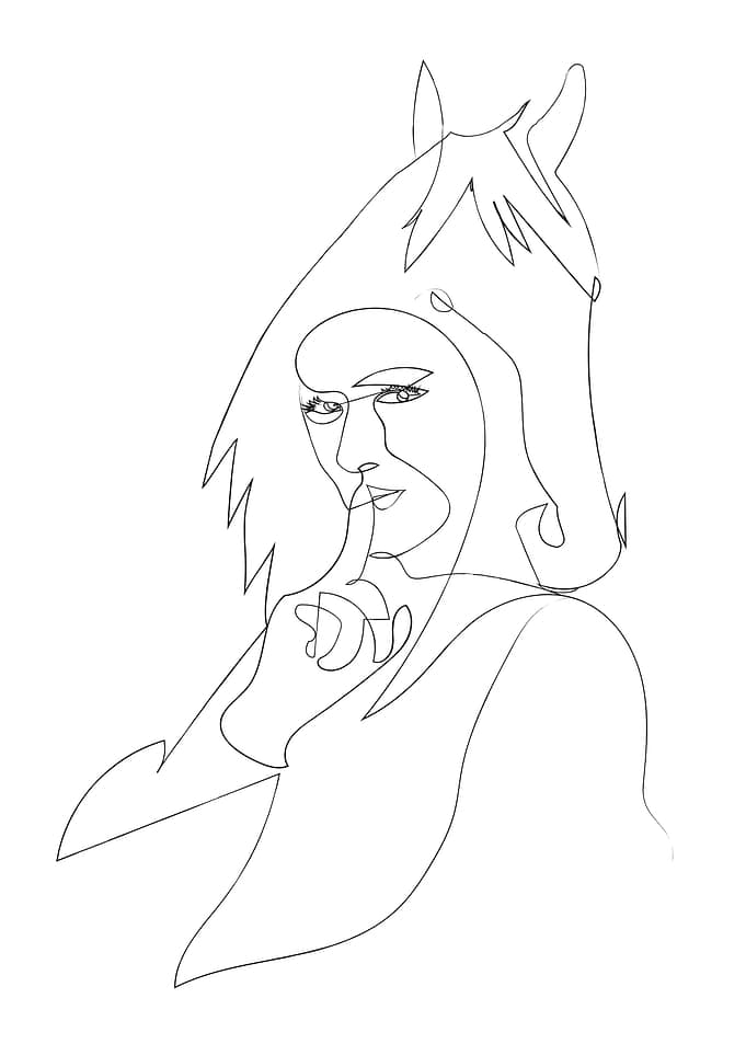 Horse woman