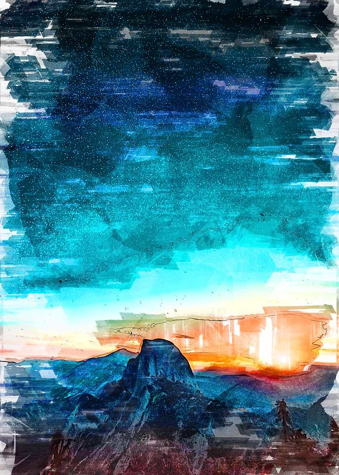 Yosemite Starry Night