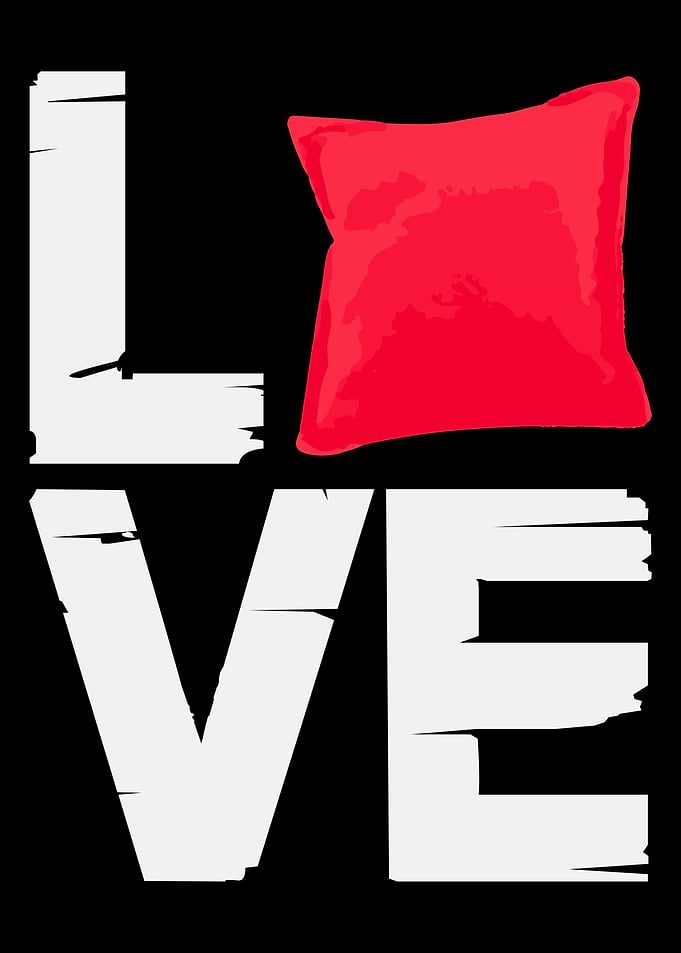 Cornhole Love Bean Bag