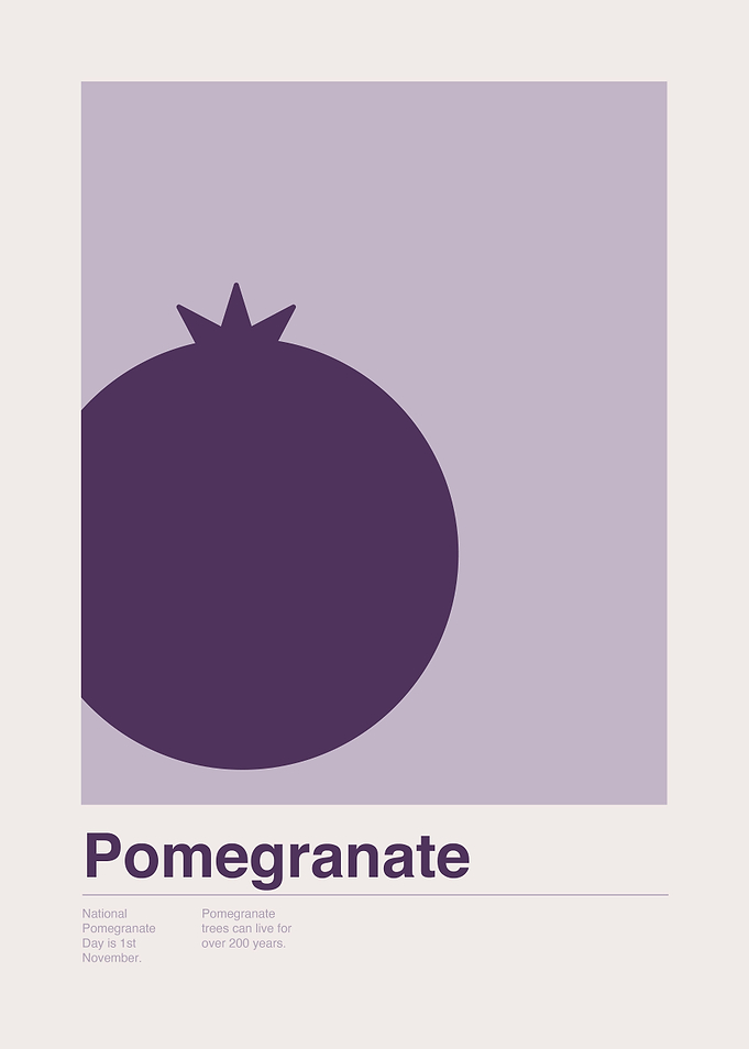 Pomegranate Print
