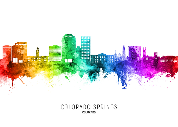 Colorado Springs Skyline