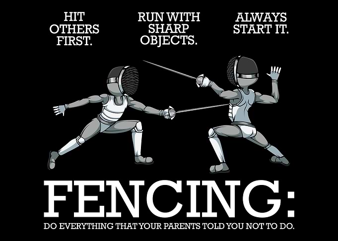 Funny Fencing Fencer Tee