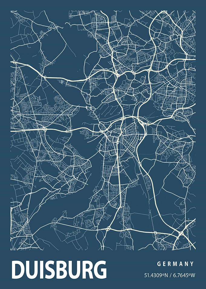 Duisburg Blueprint Street