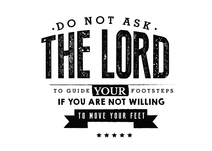 willing to move your feet