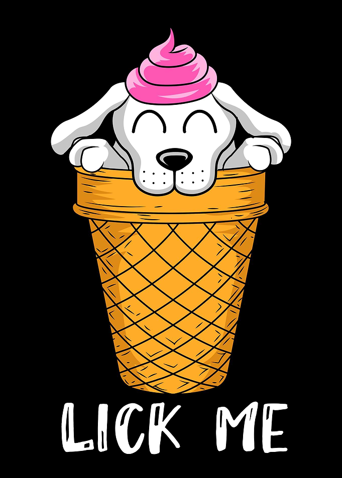 Lick Me Dog Ice Cream