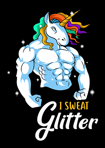 I Sweat Glitter
