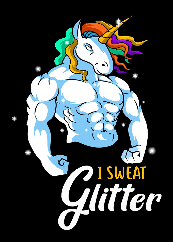 I Sweat Glitter