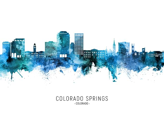 Colorado Springs Skyline