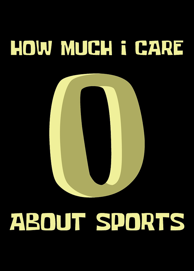How much I care about spor