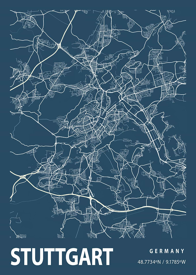 Stuttgart Blueprint Street