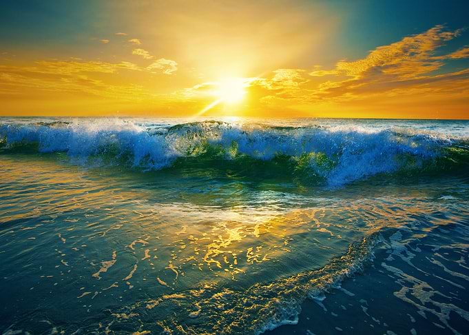 Ocean Sea Water Wave Foam