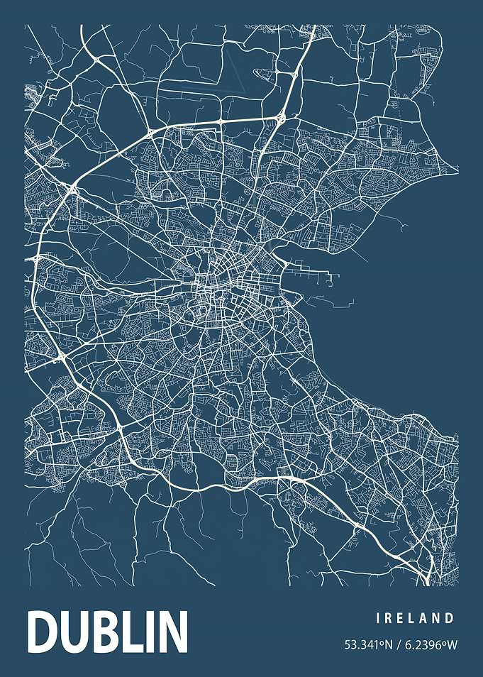 Dublin Blueprint Street