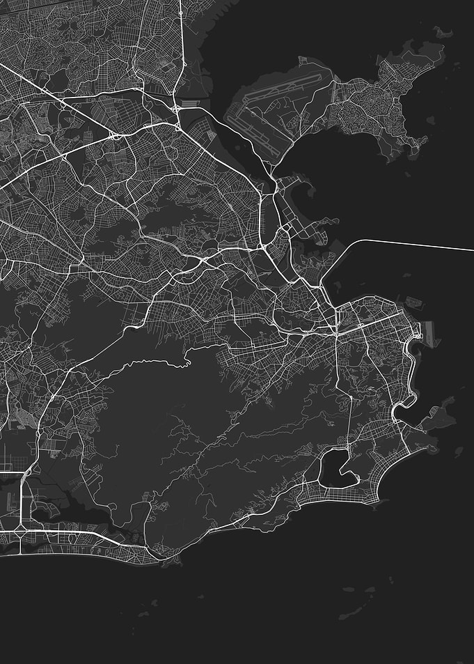 Rio de Janeiro Brazil Map