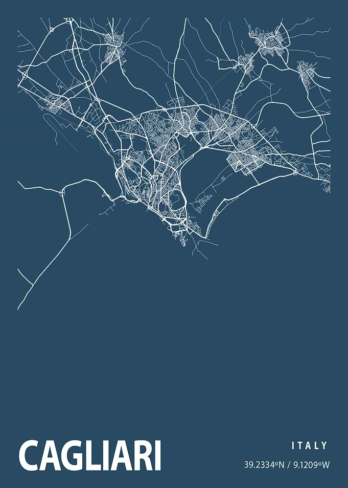 Cagliari Blueprint Street