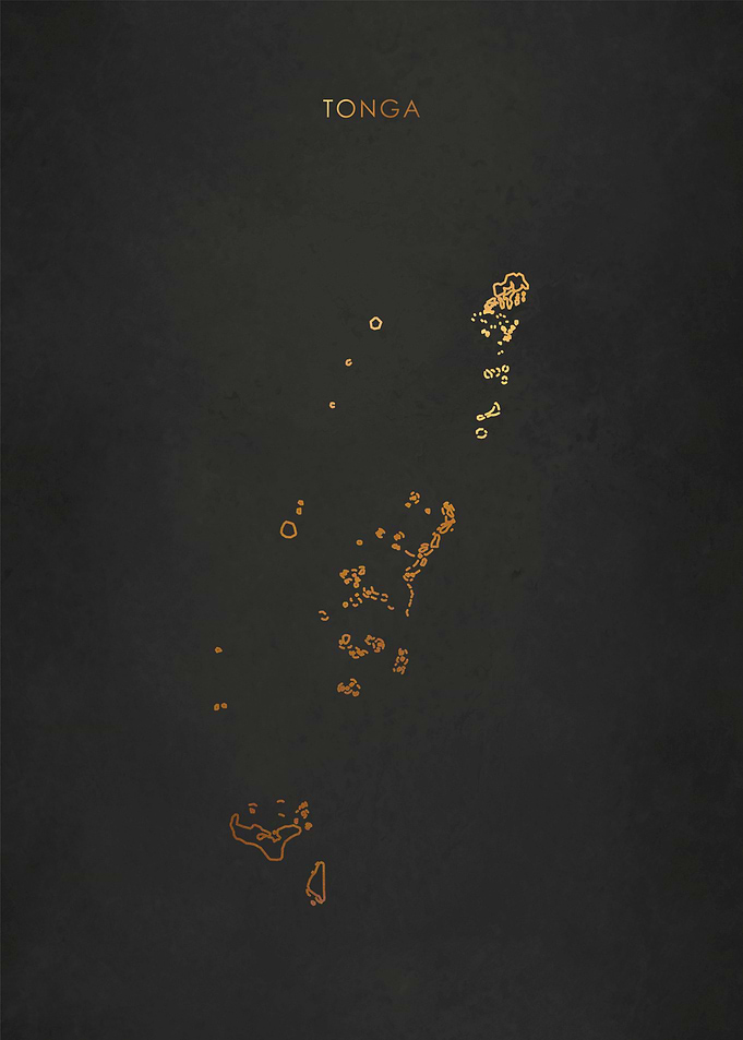Gold Tonga Map