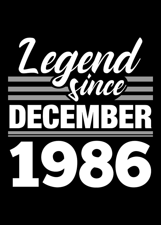 Legend Since December 1986