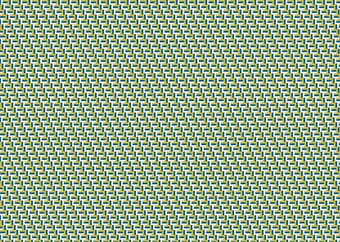 Turquoise Yellow White