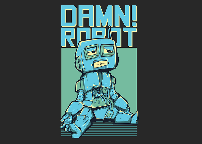 Damn Robot crash