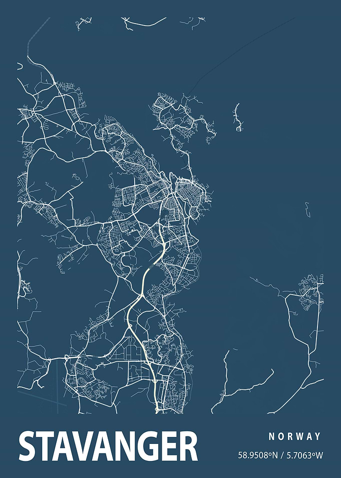 Stavanger Blueprint Street