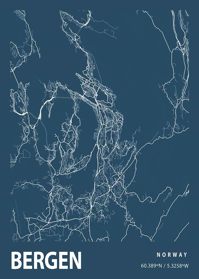 Bergen Blueprint Street