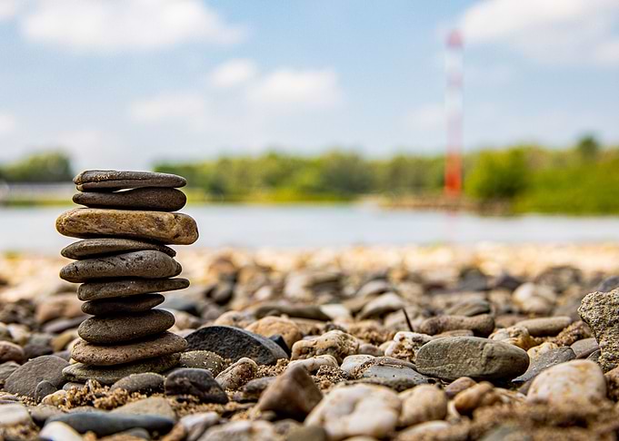 stacked stones