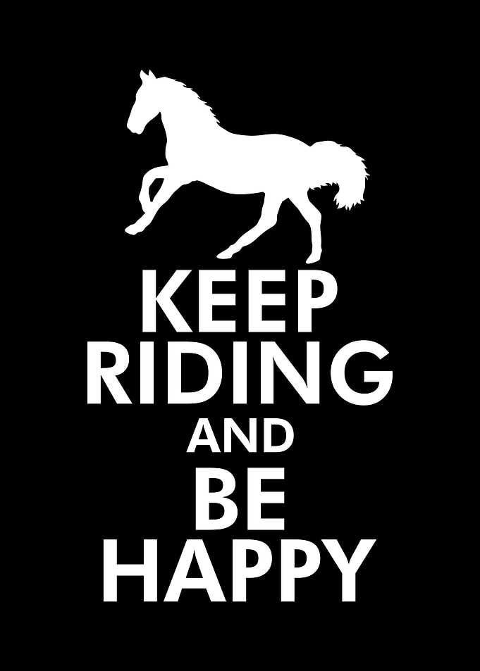 Keep riding and be happy