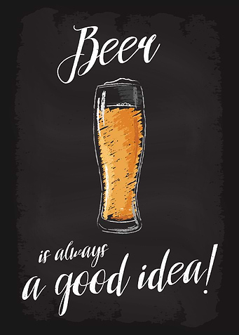 Beer is always a good idea